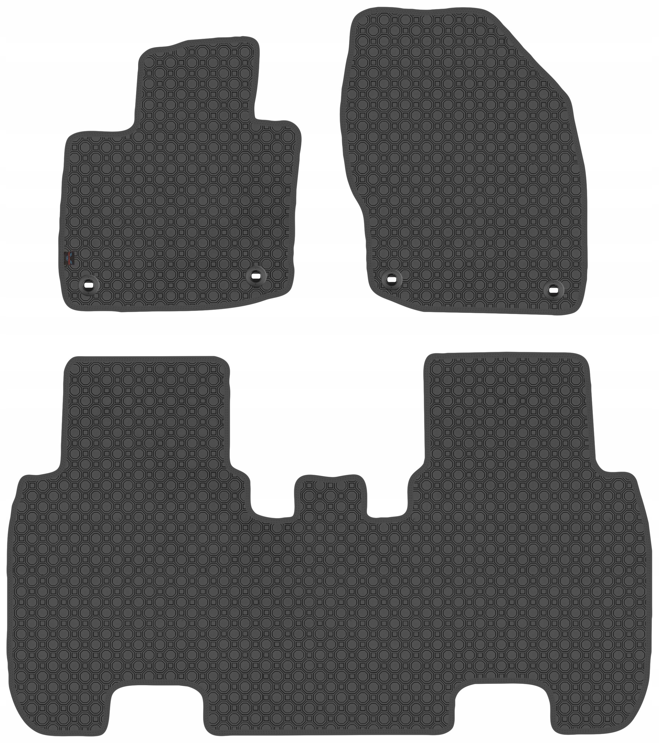 

Honda Civic IX Hb 5D 12-17 Dywaniki guma Czarna