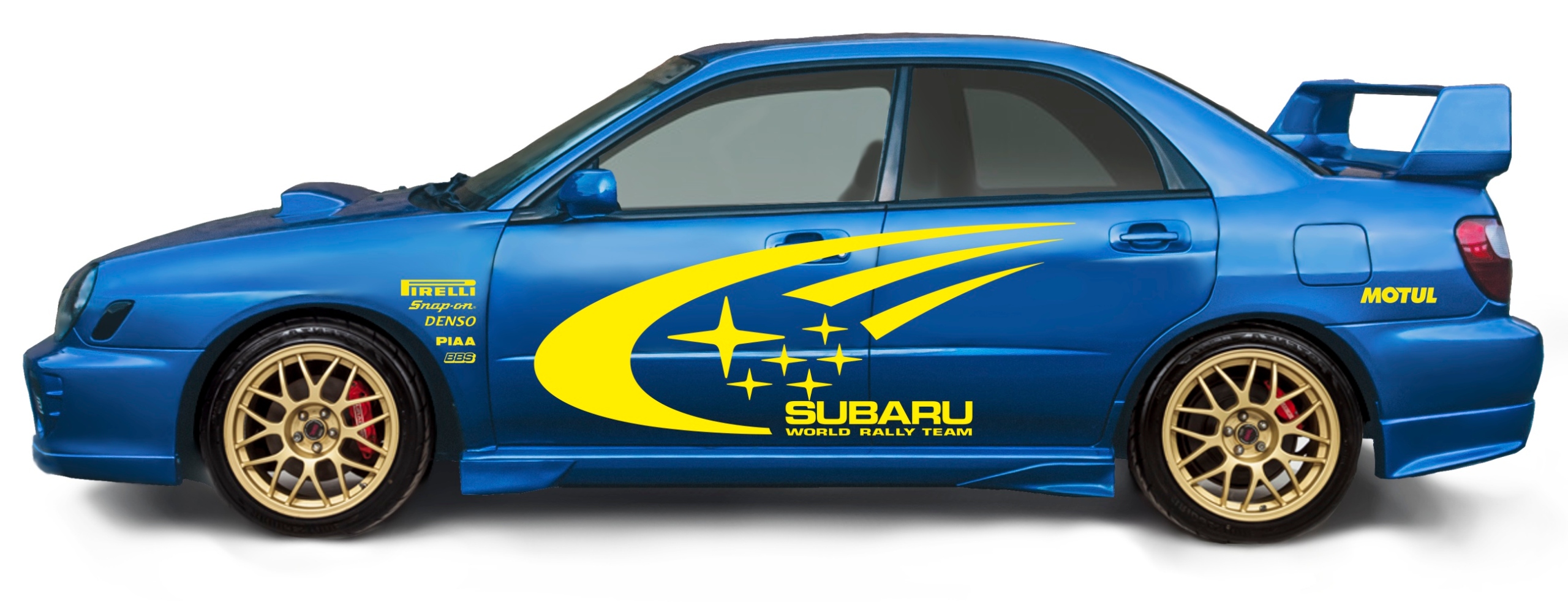 Samolepky Subaru Impreza Wrc 2000 Vysoká Kvalita
