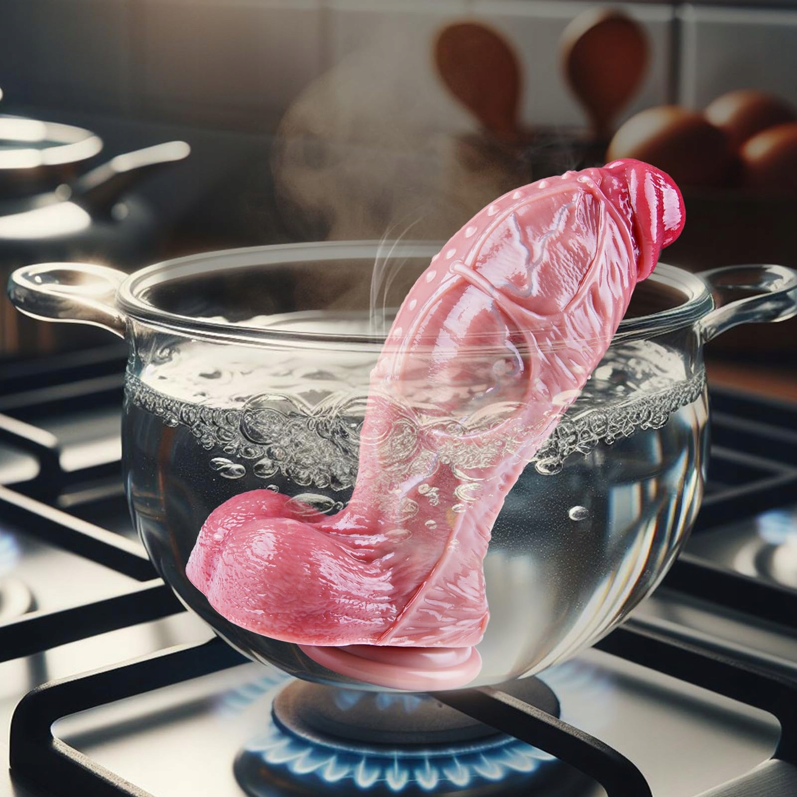 ANFÄNGER Silikonowy Realistyczny Dildo 14 cm Z Silnym Przyssawką — miniatura 6