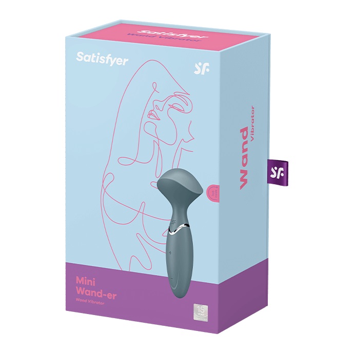 

Satisfyer Mini Wand-er wibrator Grey