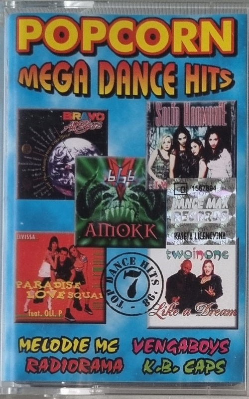 POPCORN MEGA DANCE HITS, ACE OF BASE, LOONA... 2x kaseta MC 15124445641