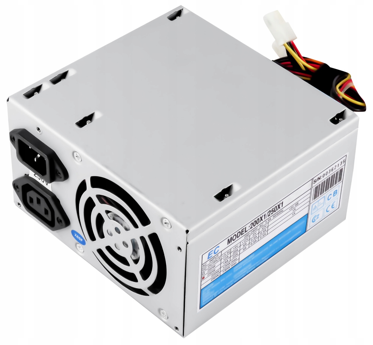 Eurocase 200X1/250X1 250W Atx 20-PIN