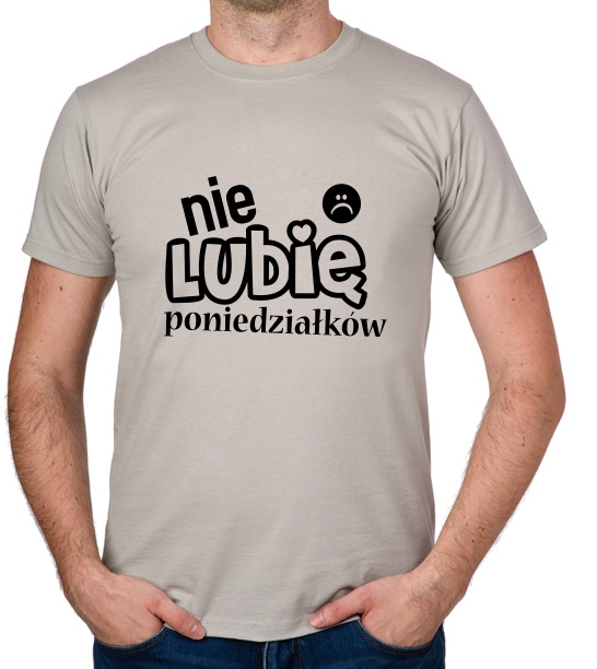 

koszulka Nie Lubię Poniedziałków prezent