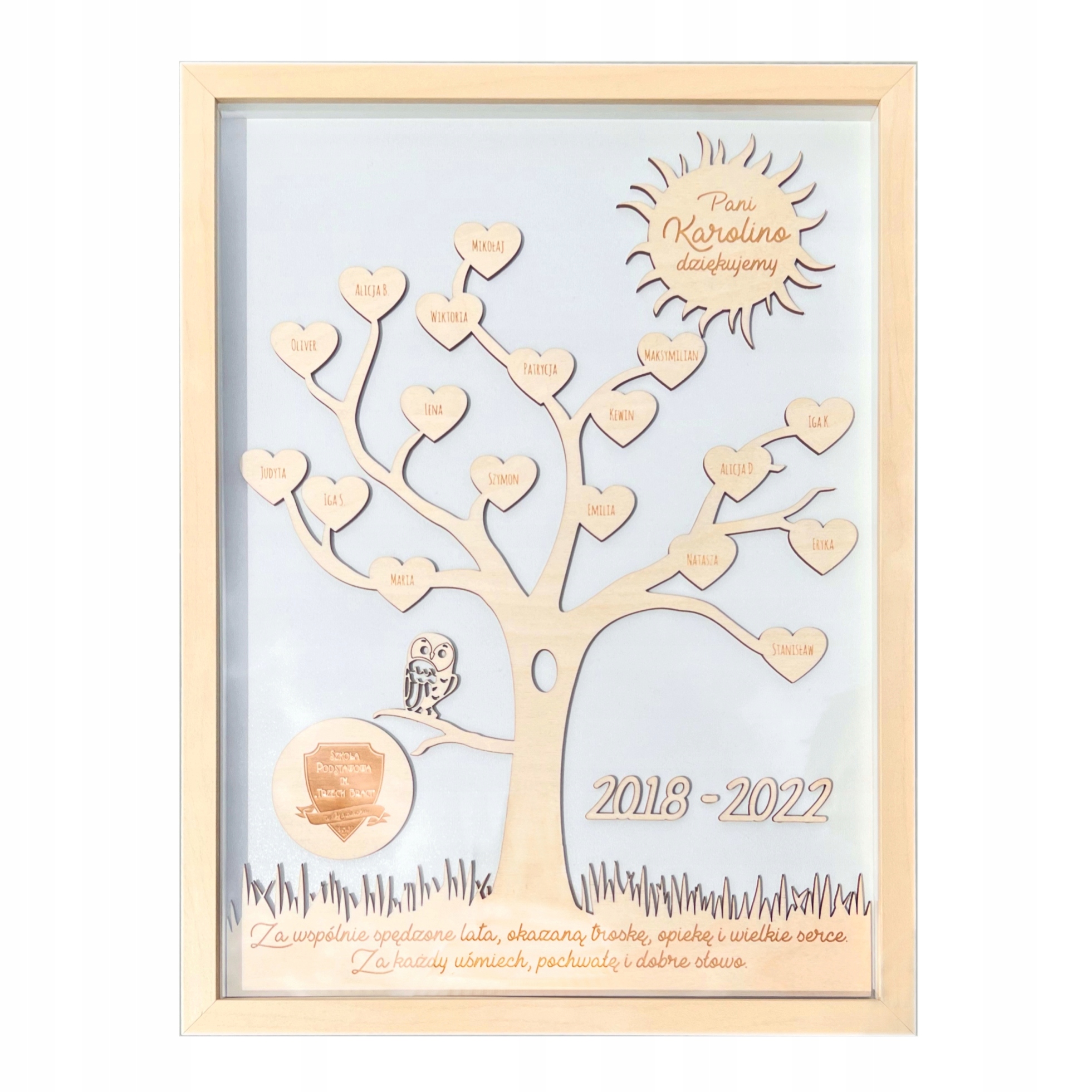 Rámeček s poděkováním