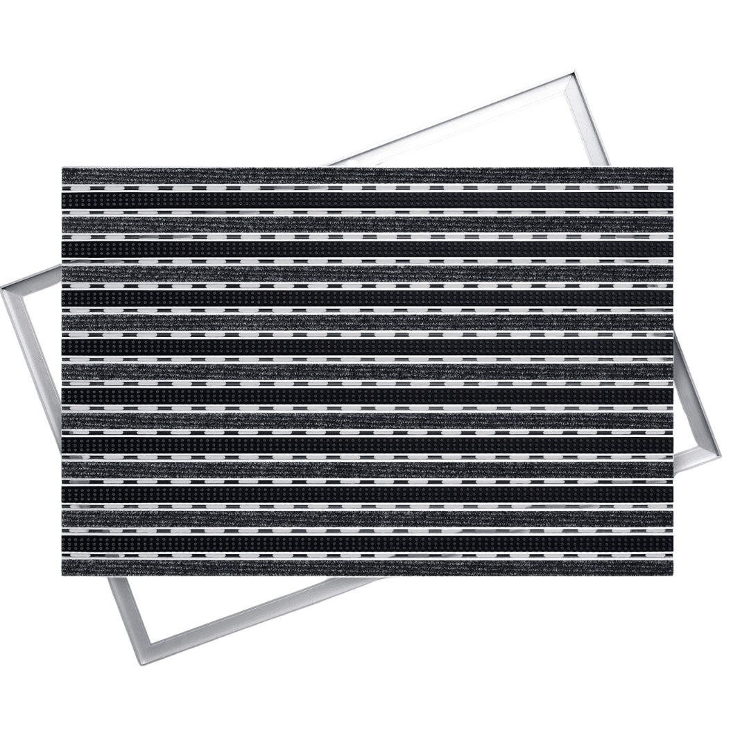 Polentex Hliníková Stěračka Kartáč Ryps: 80x60, 17 mm S Rámečkem