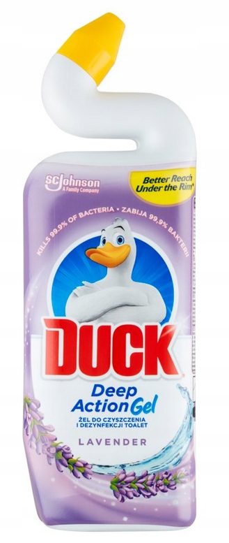 

Duck Żel do czyszczenia dezynfekcji toalet lavenda