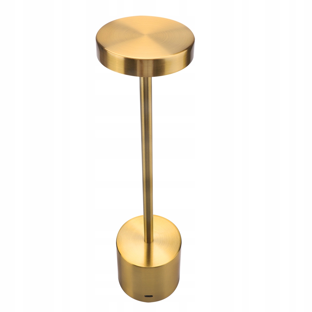 Bezprzewodowa Ściemnialna Lampa Stołowa, Złoty