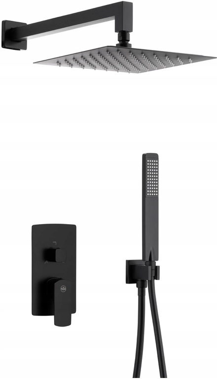 Kfa Podomietkový Sprchovací Set Mokait, Čierny