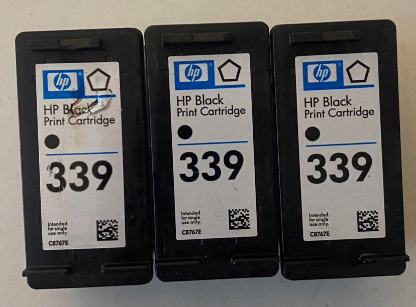 HP WKŁAD TUSZ 339 C8767E BLACK ORYGINAŁ PUSTY