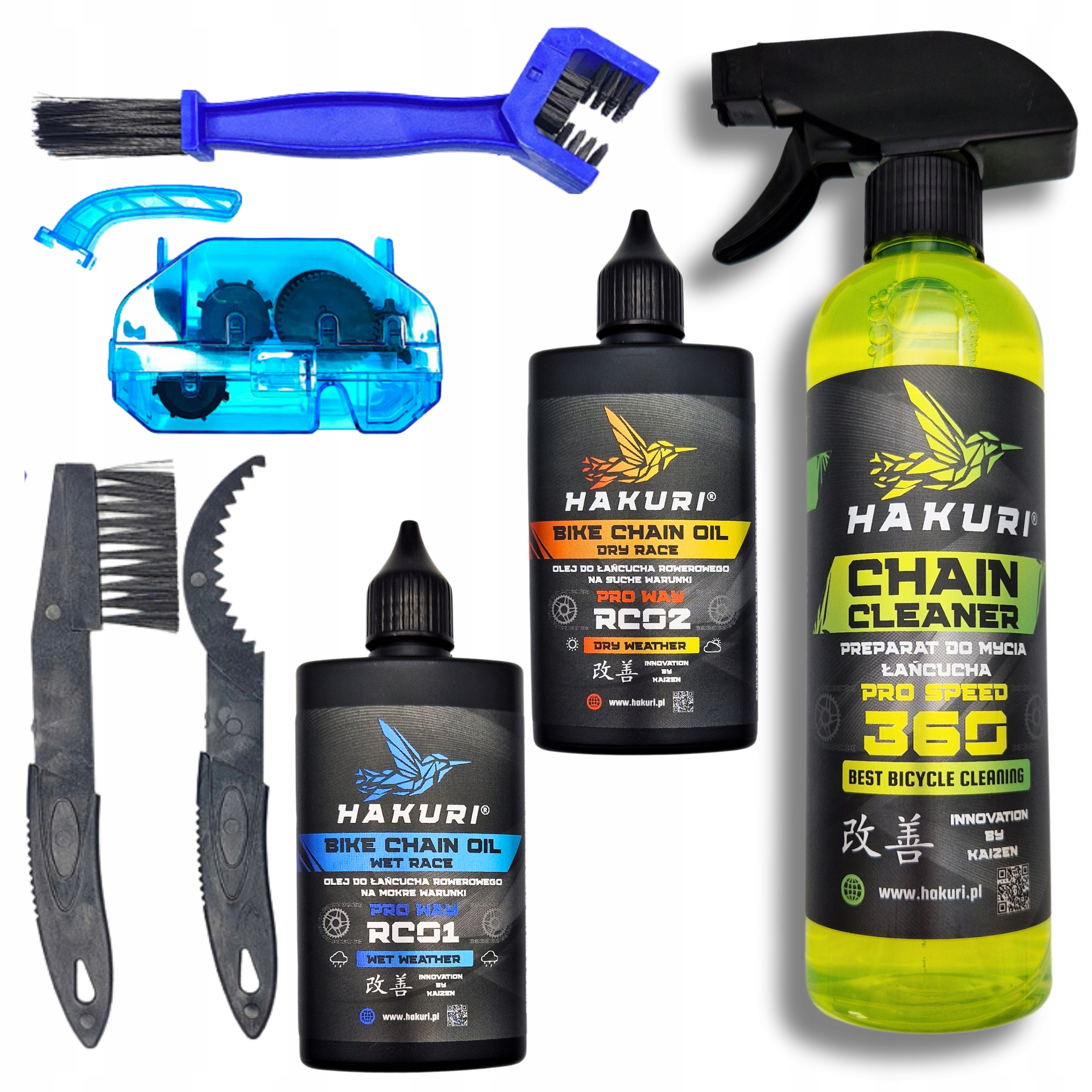 Smar do Łańcucha rowerowego Odtłuszczacz Duży XL Czyści Smaruje Zabezpiecza