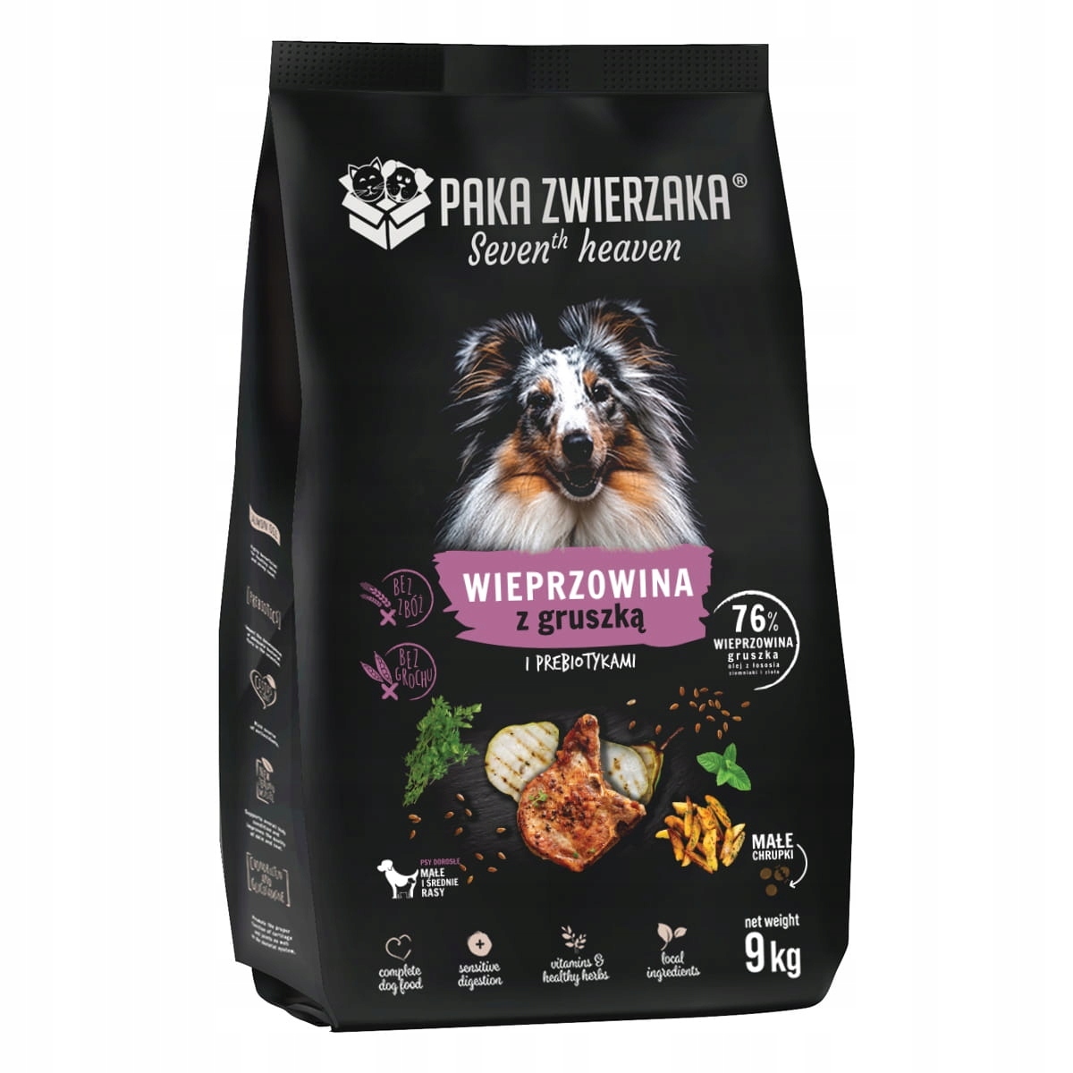 Paka Zwierzaka suché krmivo pro psa Vepřové s hruškou 9 kg