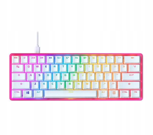 Klawiatura HyperX Alloy Origins 60 Pink Usb Ansi