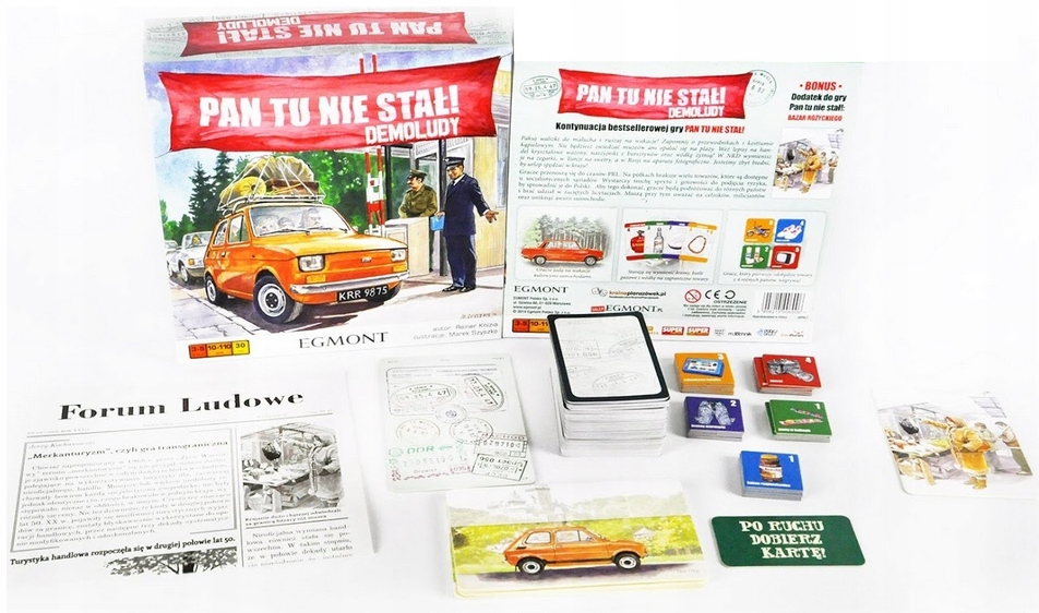 Wciągająca PLANSZÓWKA Dziecięca Gra FAMILIJNA Pan Tu Nie Stał - Demoludy