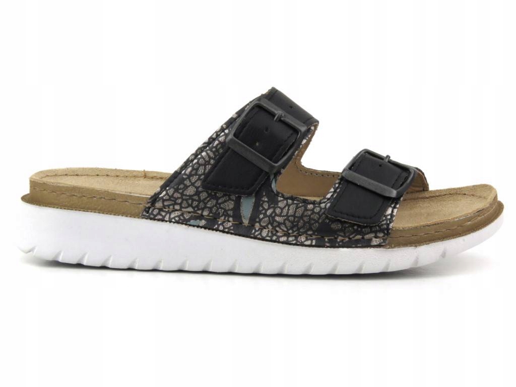 KLAPKI DAMSKIE INBLU WKŁADKA SKÓRA CN33 PROFILOWANE 37 CZARNE Kod producenta CN-33