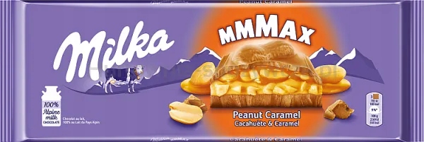 Levně Milka Čokoláda Peanut Caramel 276 g