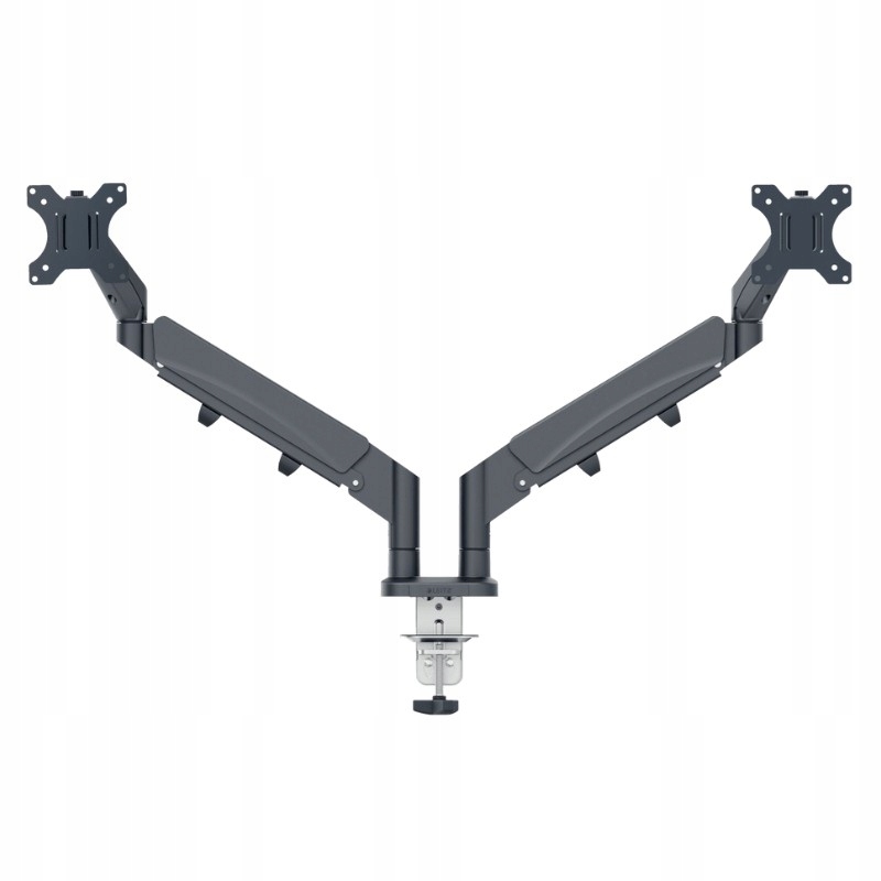 Ergonomické nastavitelné dvojité rameno pro 2 monitory Leitz Ergo