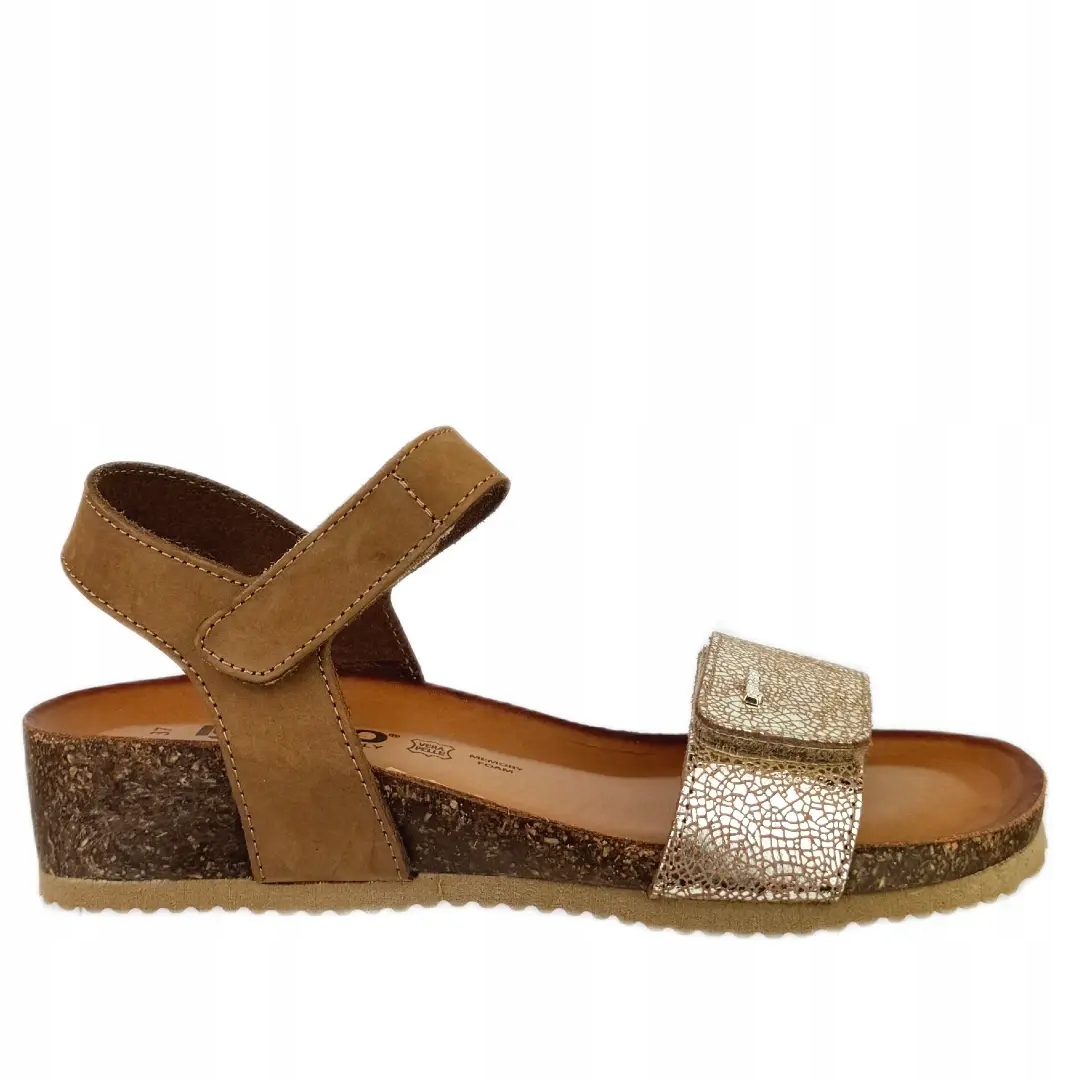 Dámské sandály Igi&Co 7697911 nabuk/vitel lam bran 38, Hnědá