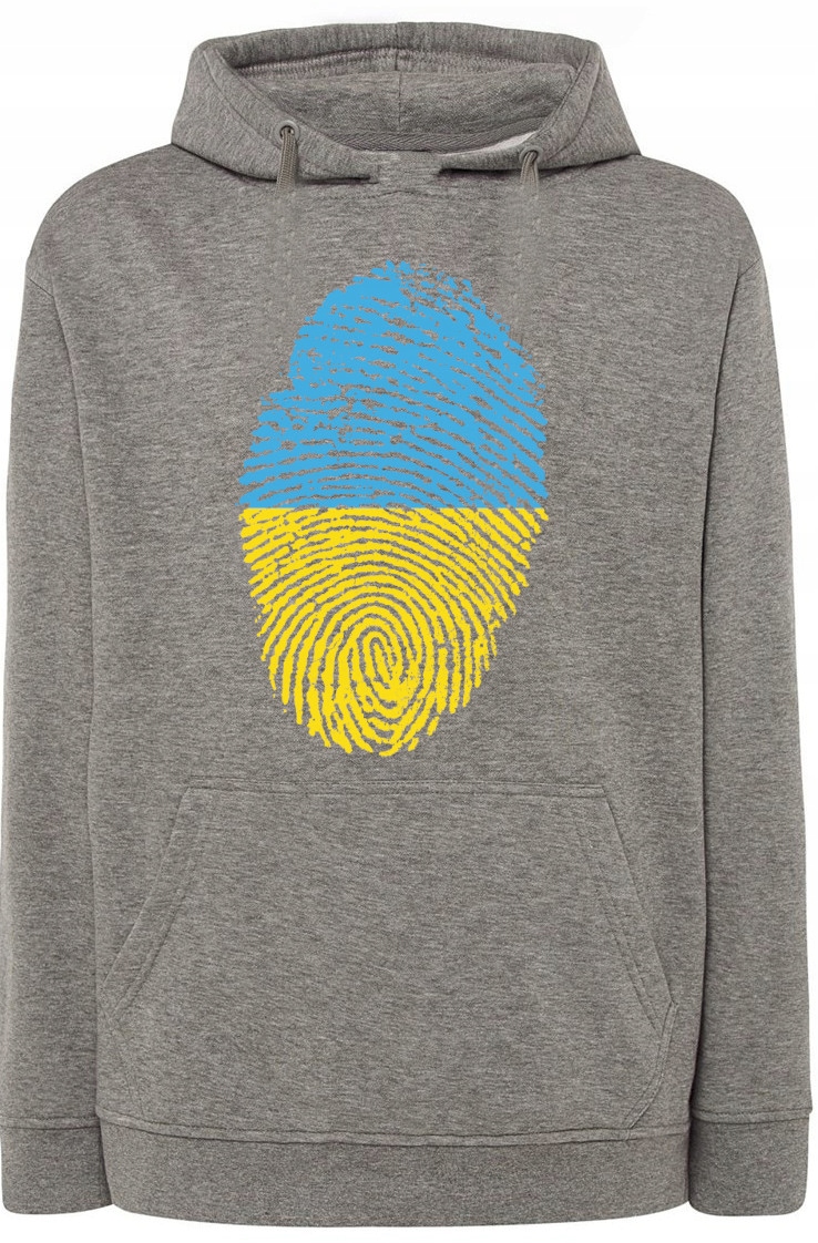 Ukrajina Vlajka Otisk Pánská Mikina Móda vel. M