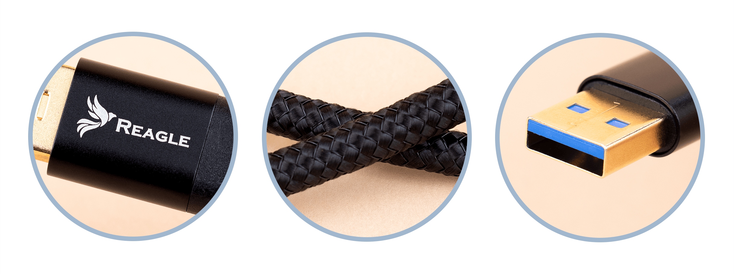 KABEL PRZEWÓD 1M USB-A NA USB A 3.2 Gen 1 5 Gb/s Długość kabla 1 m