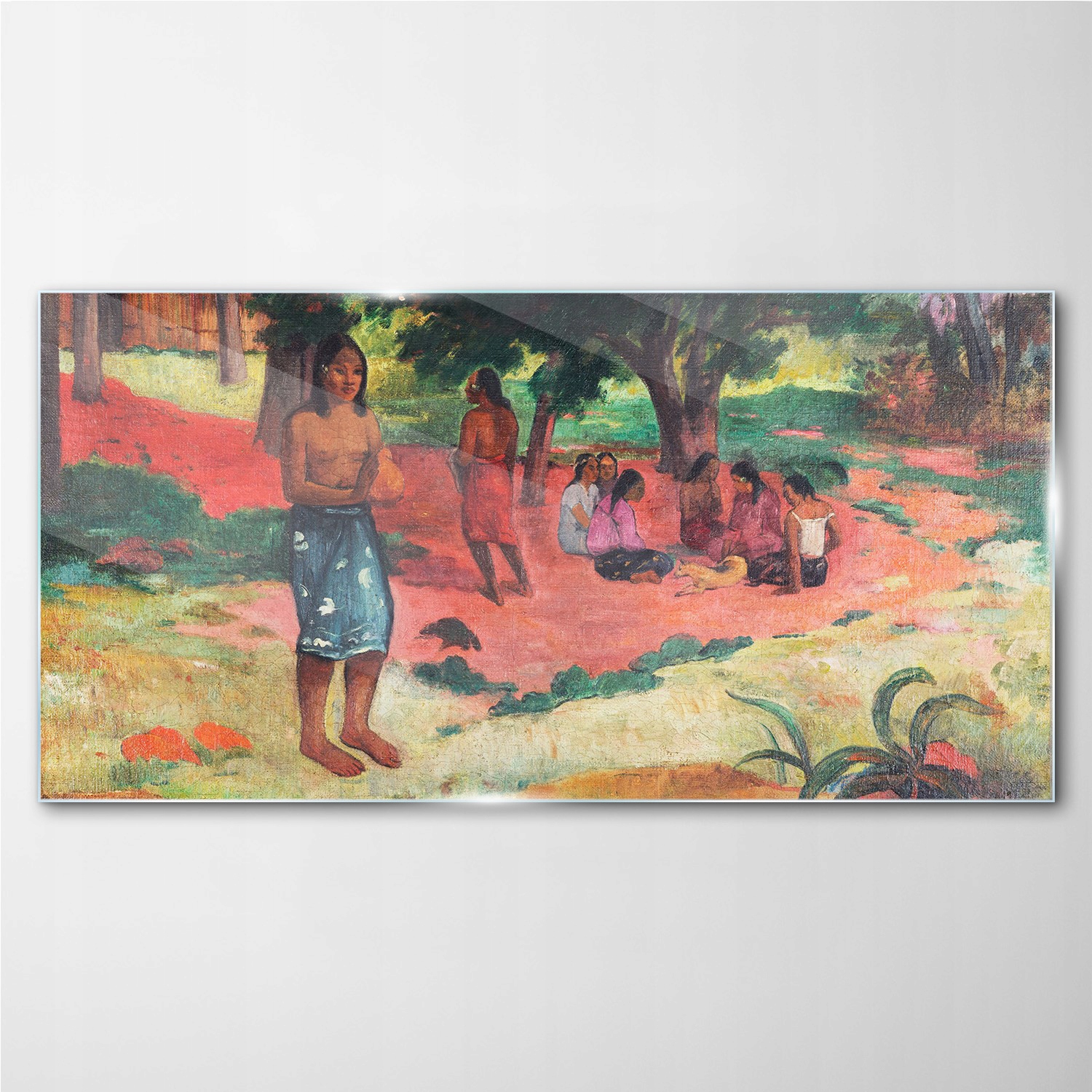 

Szklany obraz Szeptane słowa Gauguin 100x50 cm