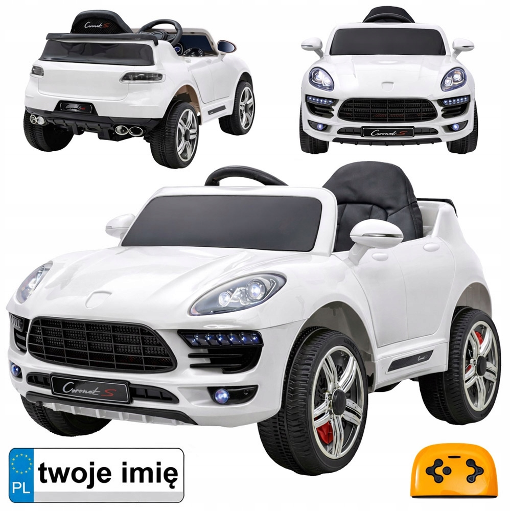 Sportowe Auto na akumulator z efektem Bujania bujak pilot PA0149