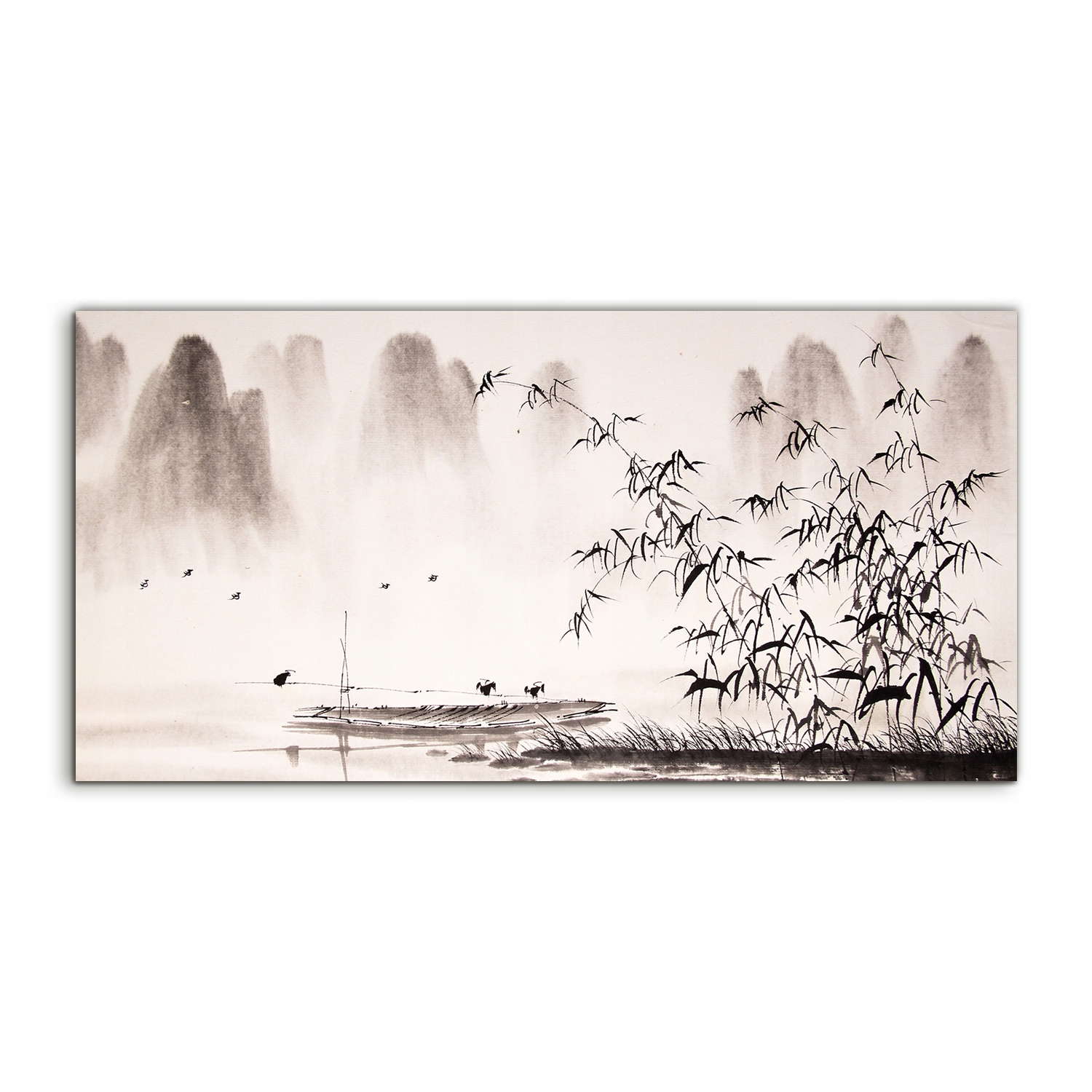 Obraz 120x60 s potlačou Čína Krajina Atrament