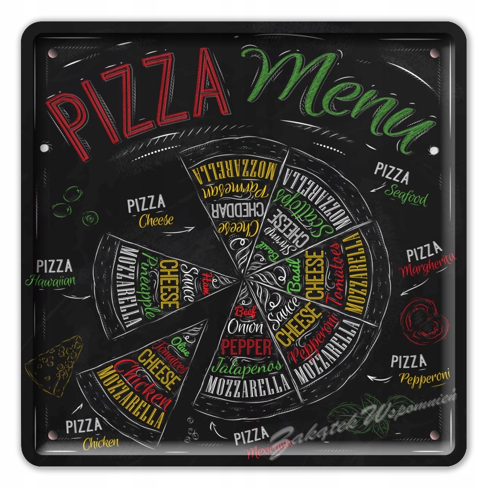 

Pizza Metalowy Szyld Plakat Obrazek Vintage #02338
