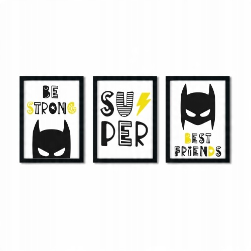 

Zestaw 3 plakaty A3 Batman Superbohater Nr.4