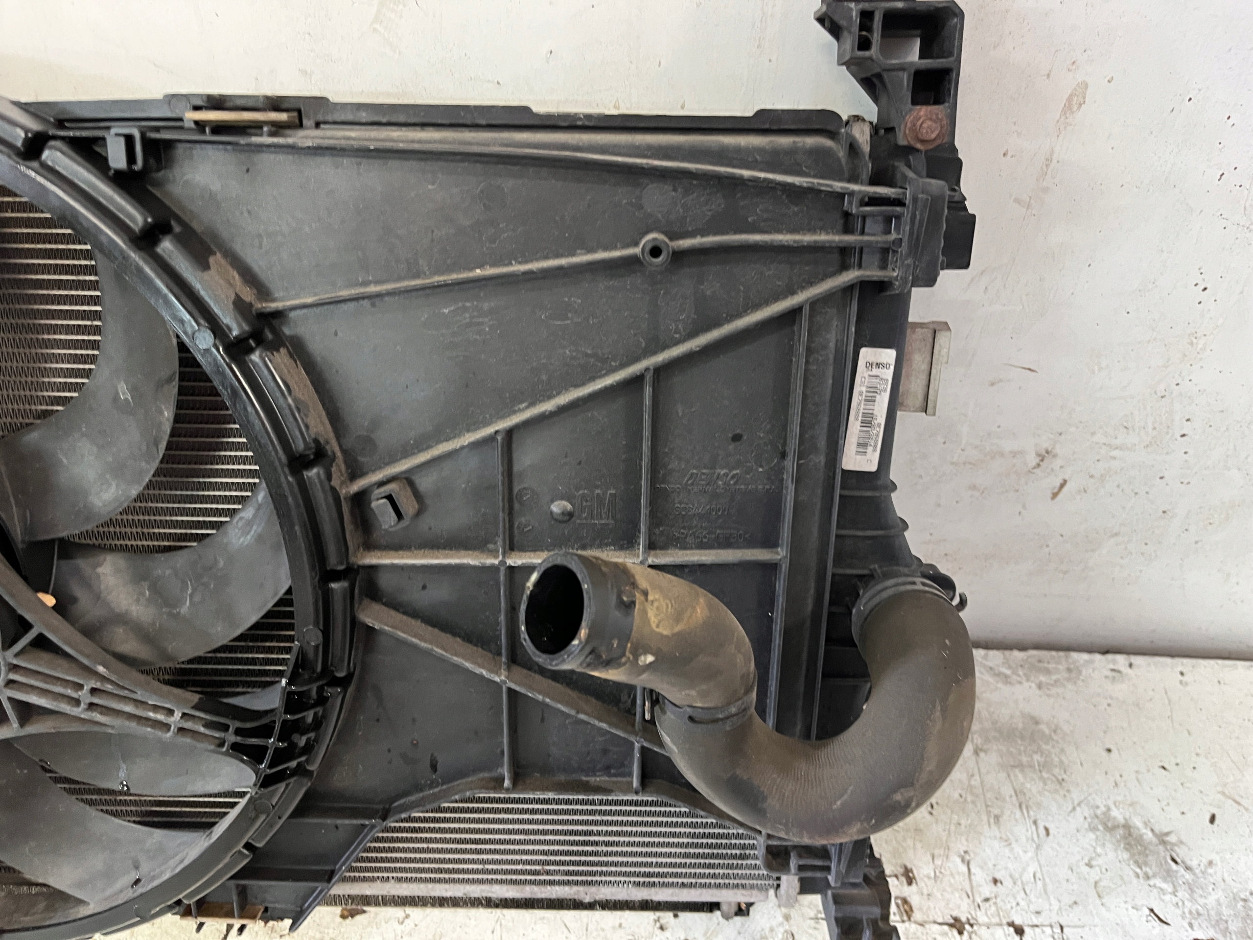 OPEL ADAM Kühler INTERCOOLER Lüfter 1.0T 1.0 TURBO