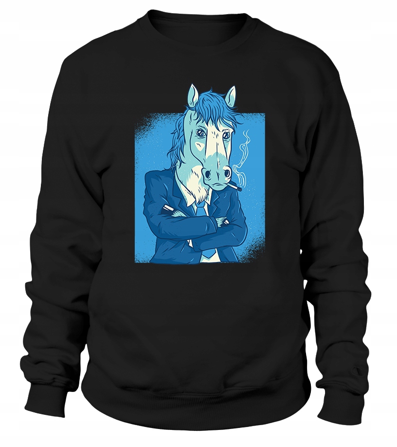 Dámská Mikina Horse in Suit černá M