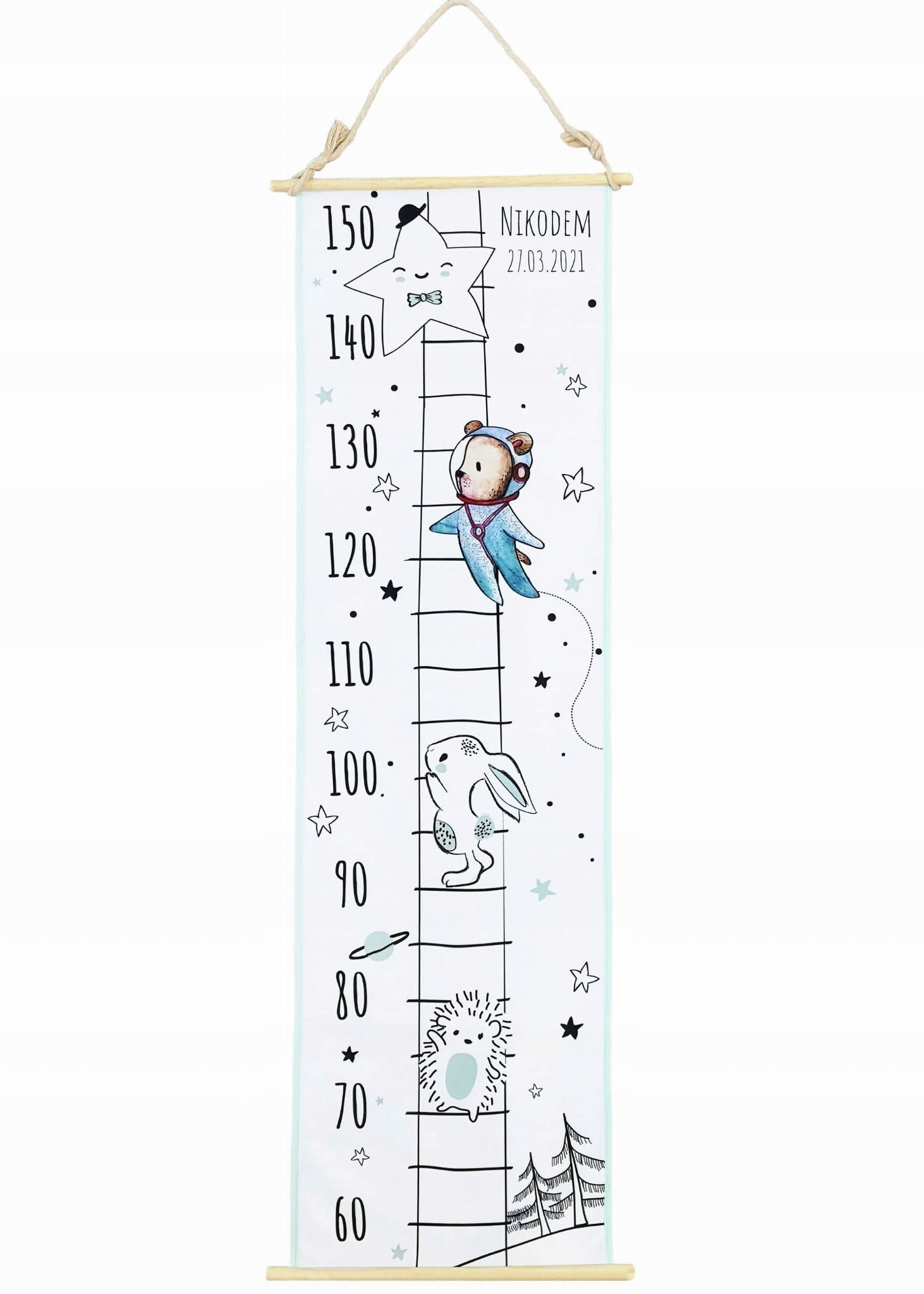 MIARKA WZROSTU "GWIAZDKA Z NIEBA' z imieniem