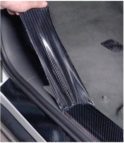 TAŚMA OCHRONNA NA PROGI DRZWI SAMOCHODU 100mm x 5M Kolor czarny