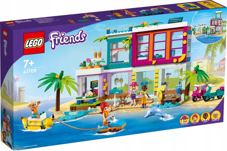 Lego Friends 41709 Prázdninový Domek Na Pláži