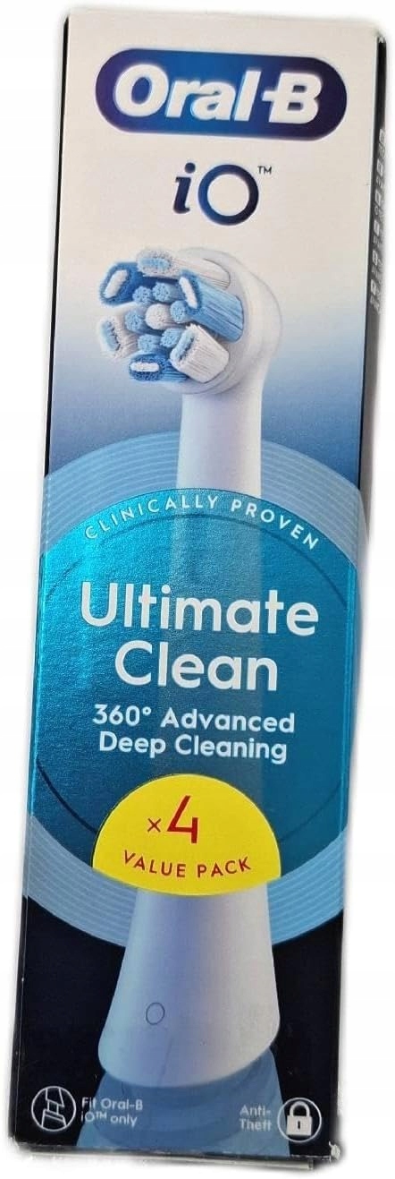 Oral-B Seria iO Ultimate Clean końcówki do szczoteczek 4 sztuki