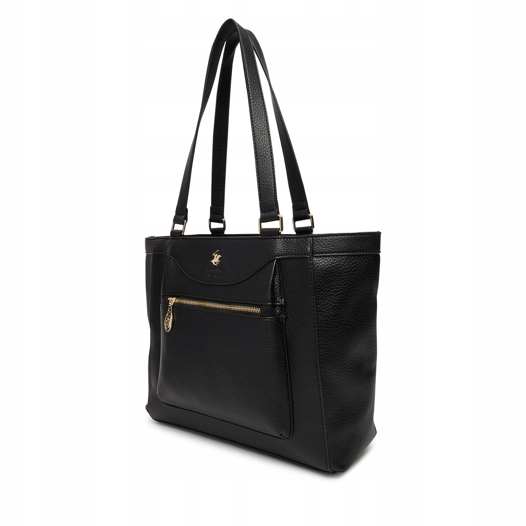 Beverly Hills Polo Club kabelka látka černá shopper velká