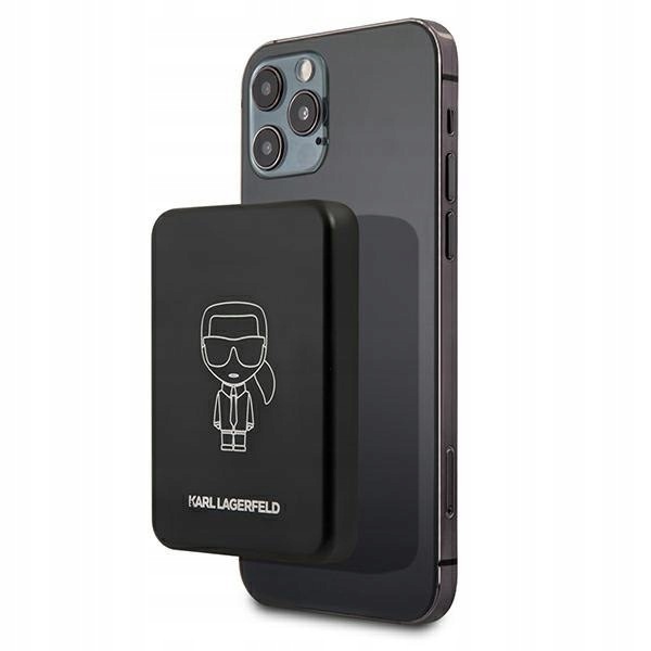 Karl Lagerfeld Powerbank indukcyjnyKLPBMSOIBK 3000mAh MagSafe