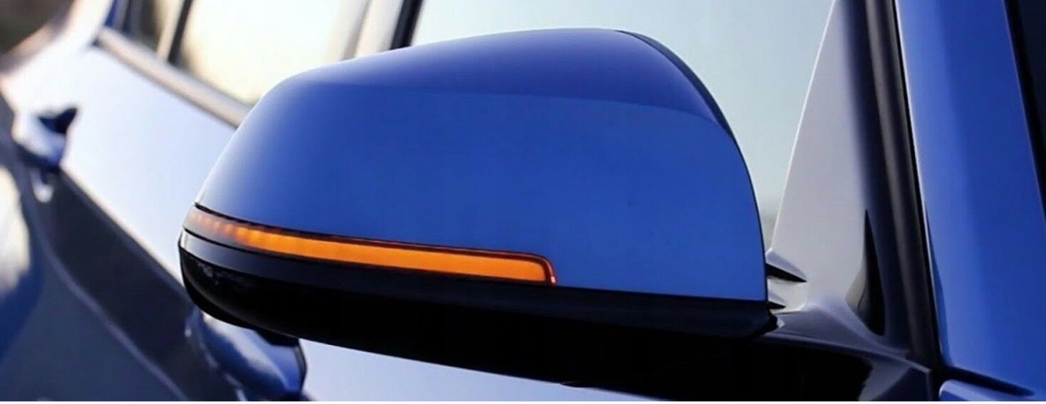 BMW F20 динамические индикаторы в светодиодных зеркалах