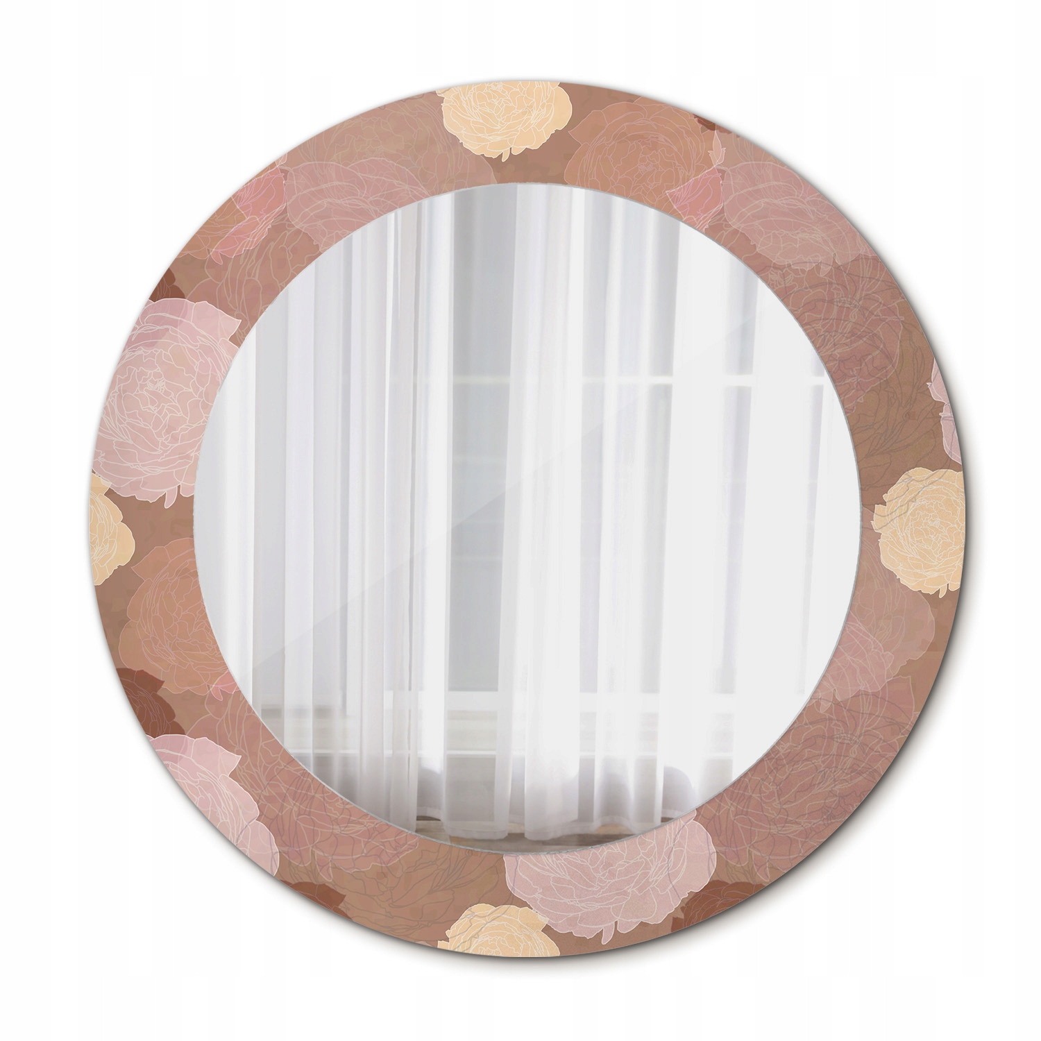 Zrkadlo do kúpeľne Glamour Ruže kompozícia 60 cm