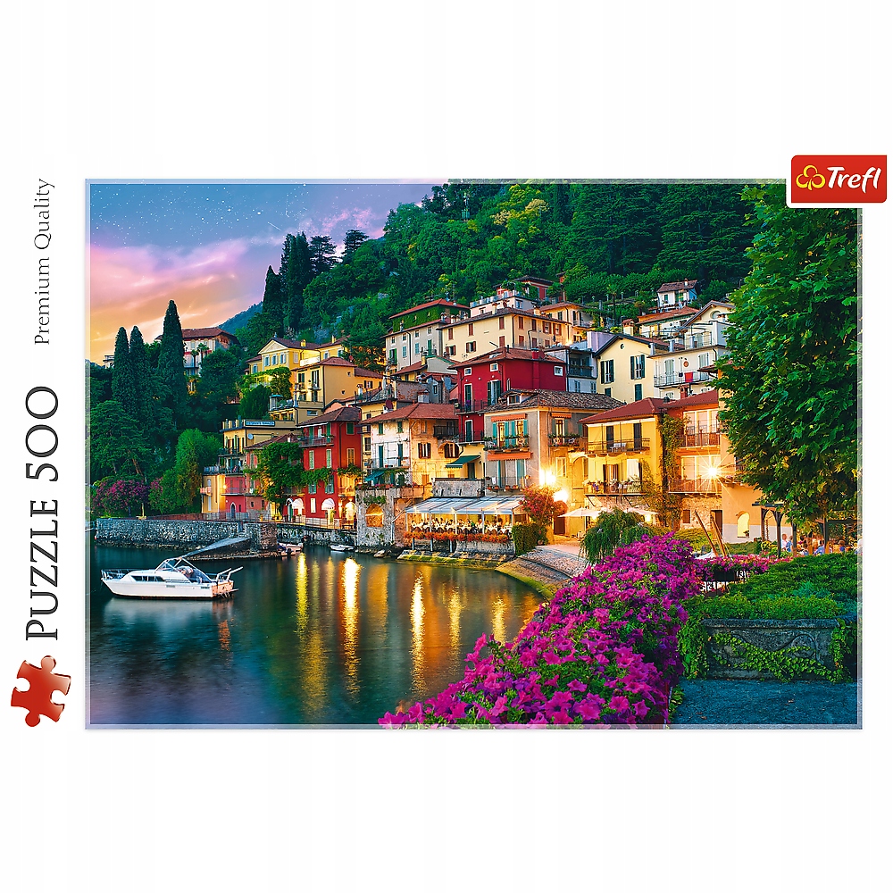 Trefl Puzzle Jezioro Como Włochy 500 elementów-Zdjęcie-0
