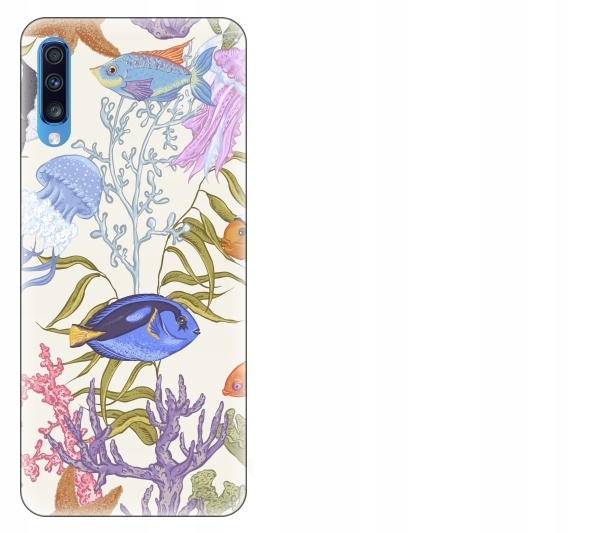 

Etui pokrowiec Samsung Galaxy A70 Rafa koralowa
