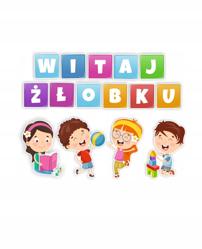 

Dekoracja na okna Witaj Żłobku (dwustronna)