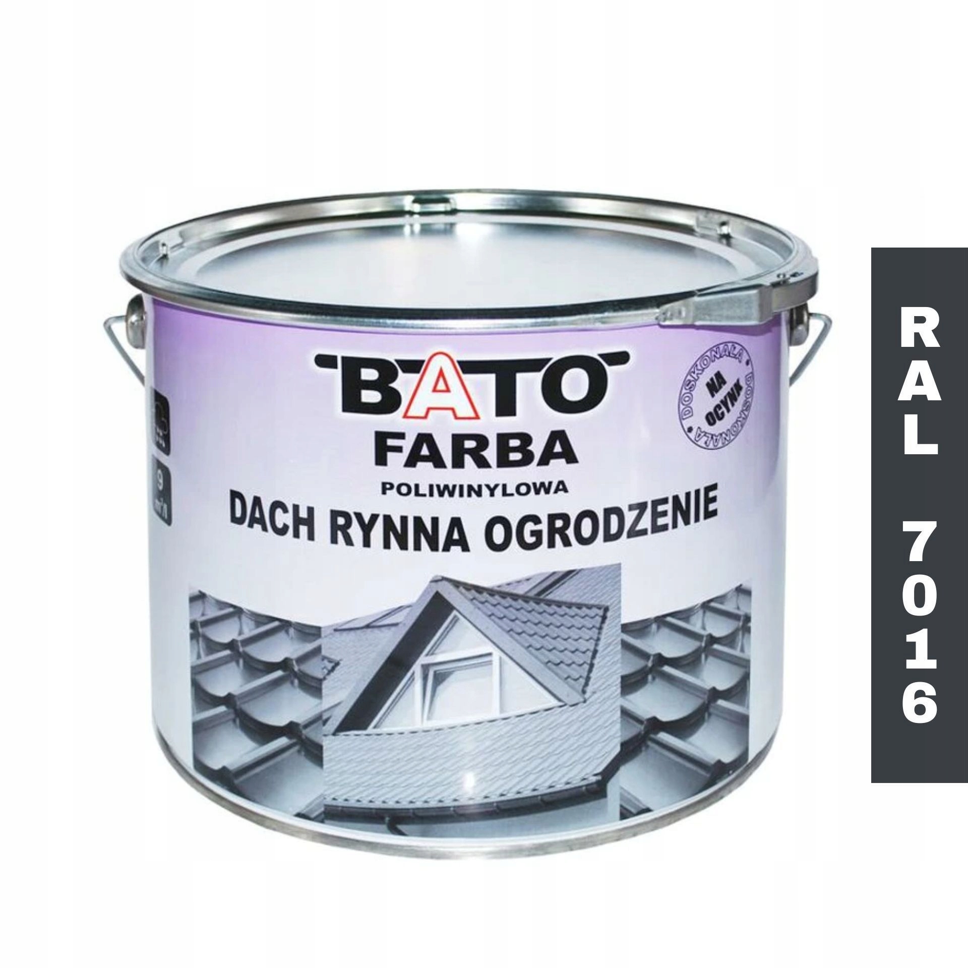 Polyvinylová střešní Barva Bato Ral 7016 Antracit 10L