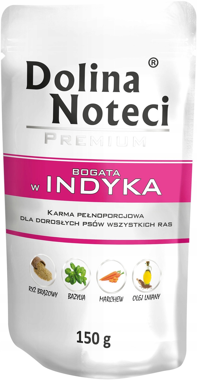 Levně 10 x Dolina Noteci Premium krmivo bohaté na krůtu pro psy 150 g