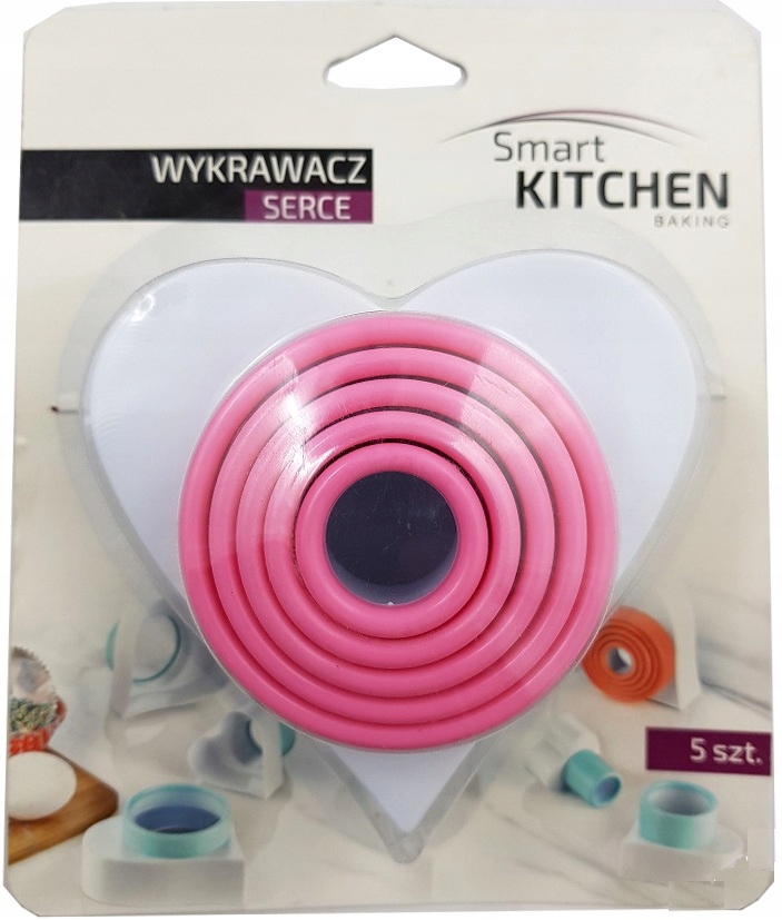 

Wykrawacz Do Ciastek Pierników Różowy 5 Sztuk
