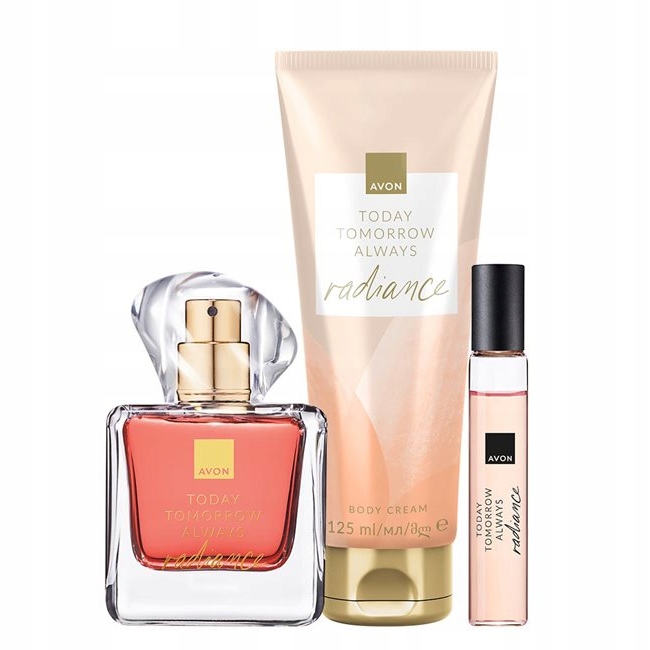 Avon Tta Radiance Dámský Parfém 50 ml balzám 125 ml parfém 10 ml