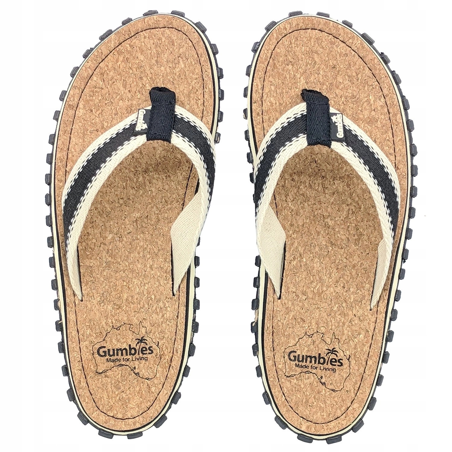 Japonki unisex Gumbies Corker Flip-flops 38