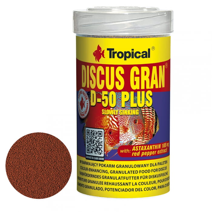 Levně Tropical Discus Gran D-50 Plus 1000 ml Pro Paletek