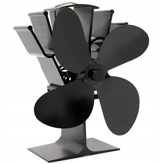 ventilátor krbový, bez napájení, průměr 172mm, Al