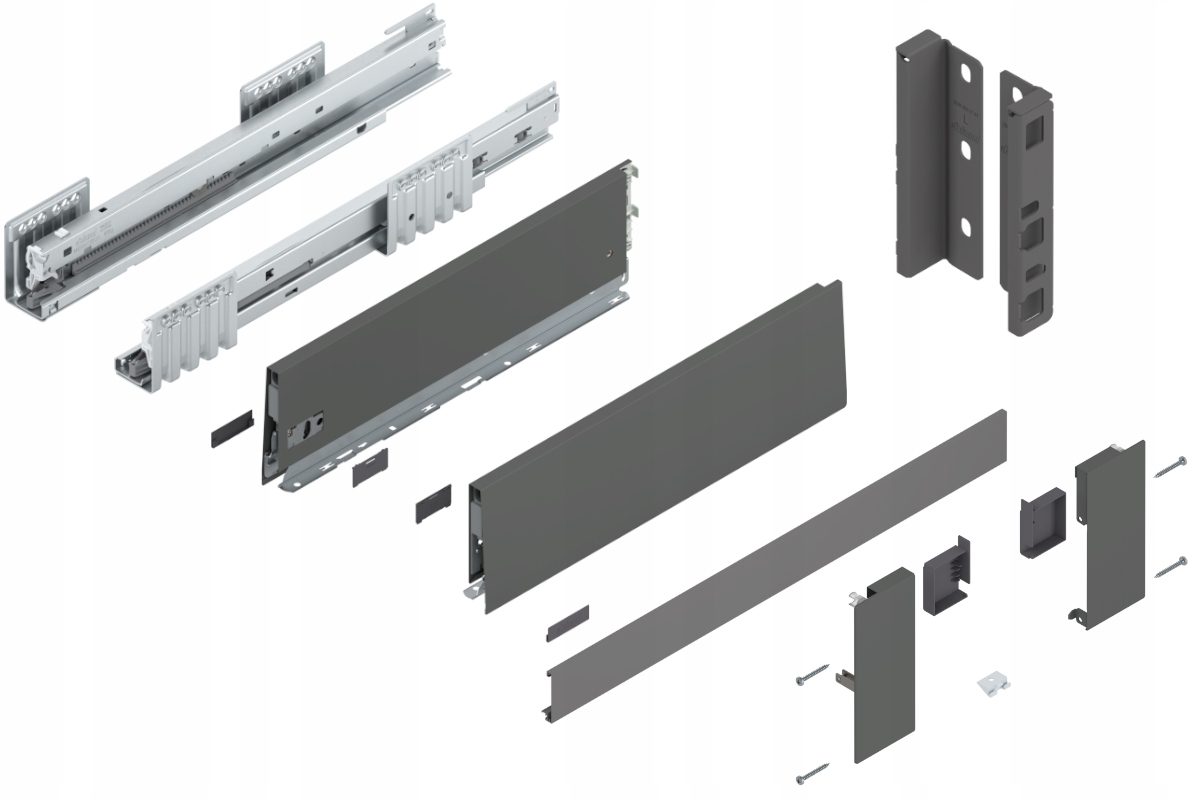 Blum Merivobox 400 Šuplík střední K Vnitřní vstup 40 kg