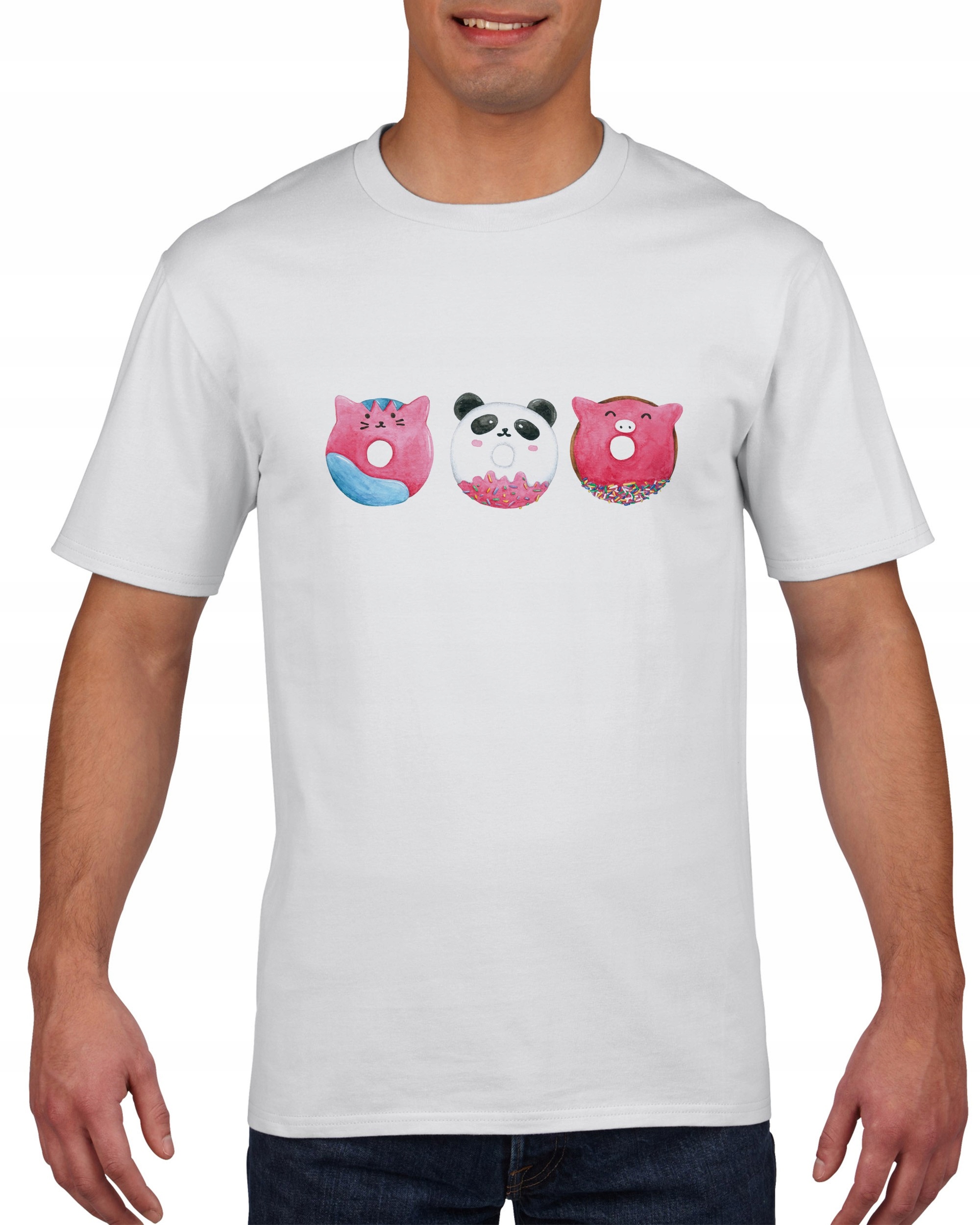 

Koszulka meska Paczek Donut Kot Panda Swinka S